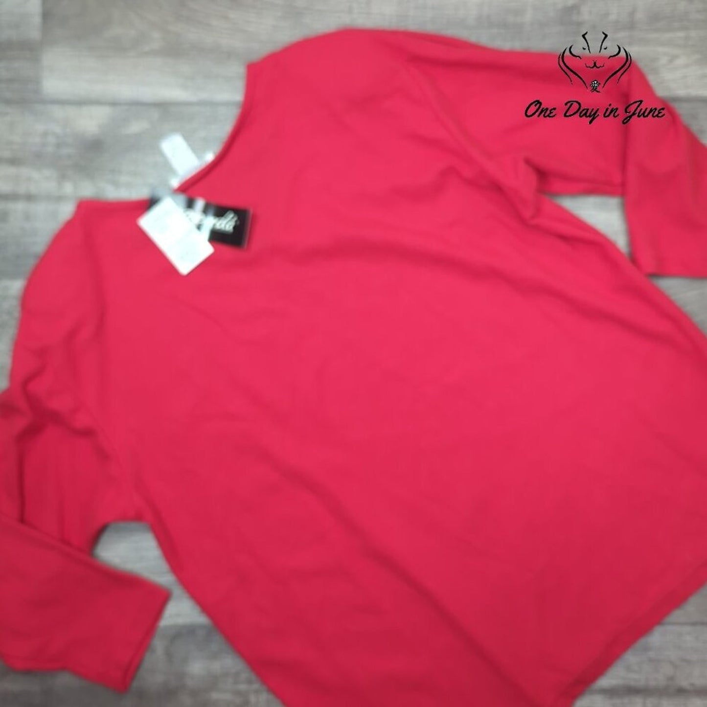 Agenda Long Sleeve Shoulder Pad Sweater Size 2X