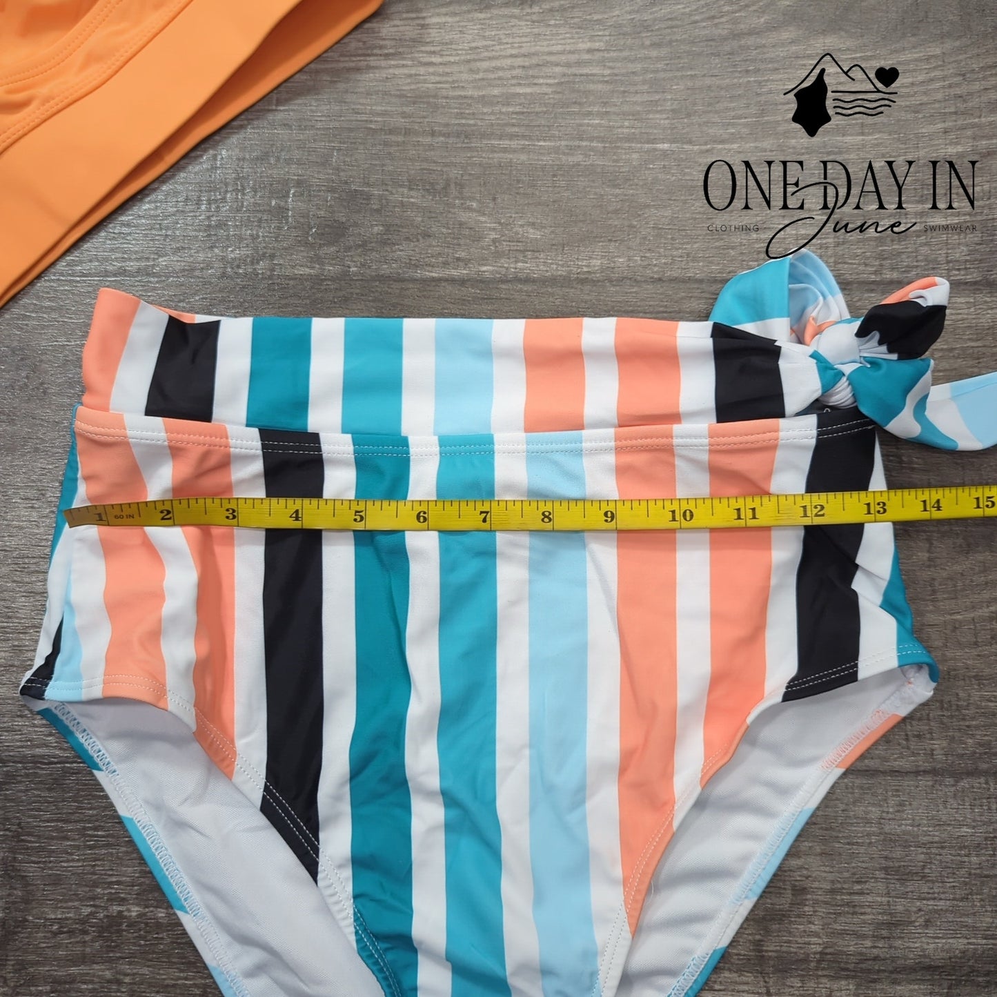 CharmLeaks Crop High Waist Bikini Swimsuit Size M