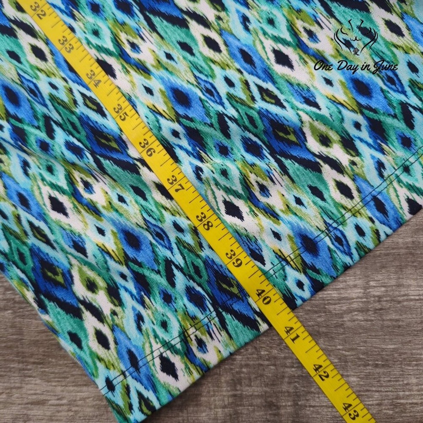 Connected Connected Womens Sleeveless Sheath Dress Blue Green Print NWT Size 12