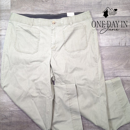 Lane Bryant Plus Size Wide Leg Jeans Size 22