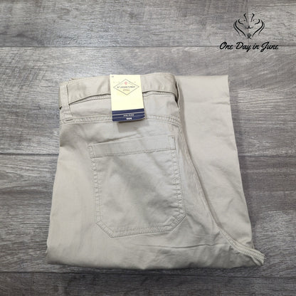 St. John's Bay Mid Rise Light Khaki Pants Size 12