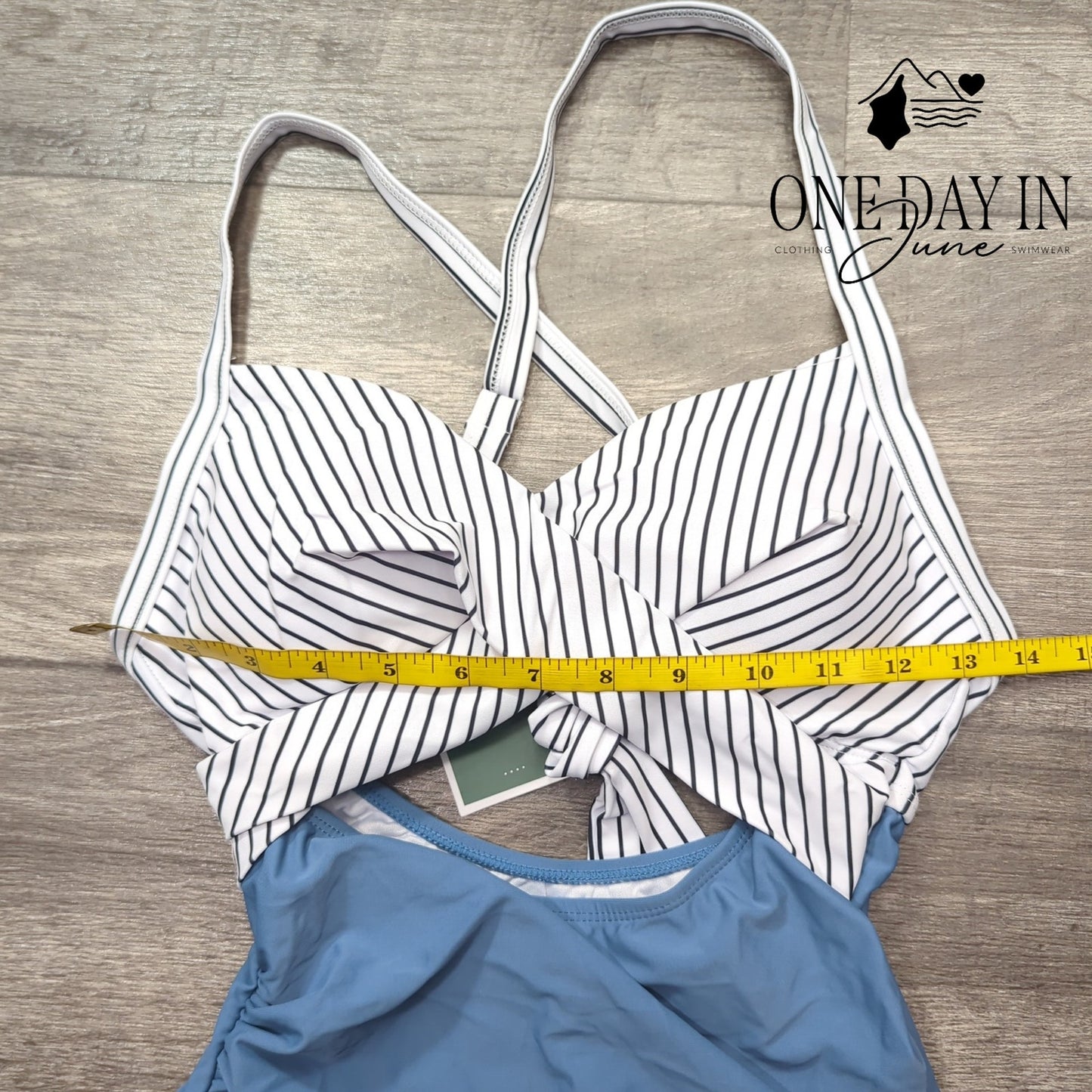 Eomenie Cross Front Cut Out One Piece Swimsuit Size XS