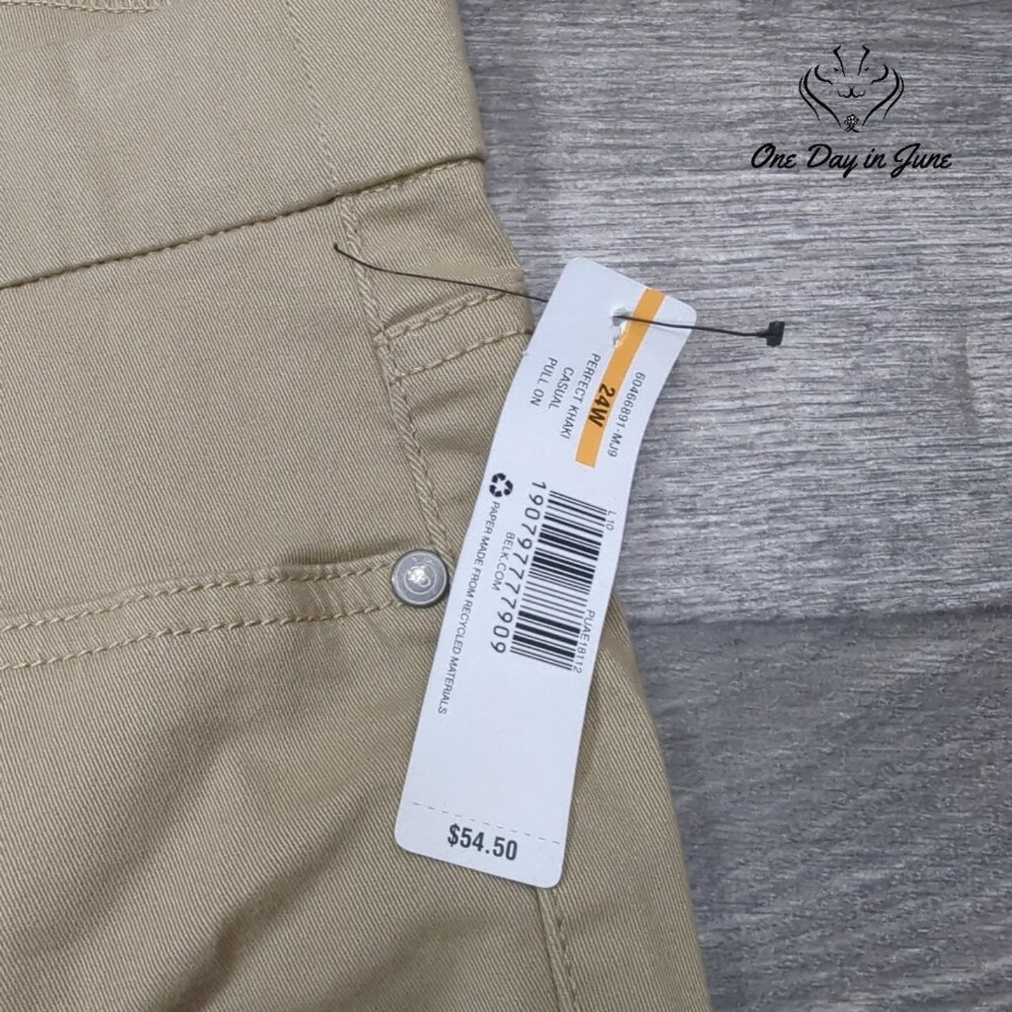 New Directions Plus Size Pull On Skinny Jeans Size 24WR