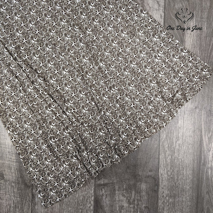 Anne Klein Floral Pleated Midi Skirt Brown Ivory NWT Size S
