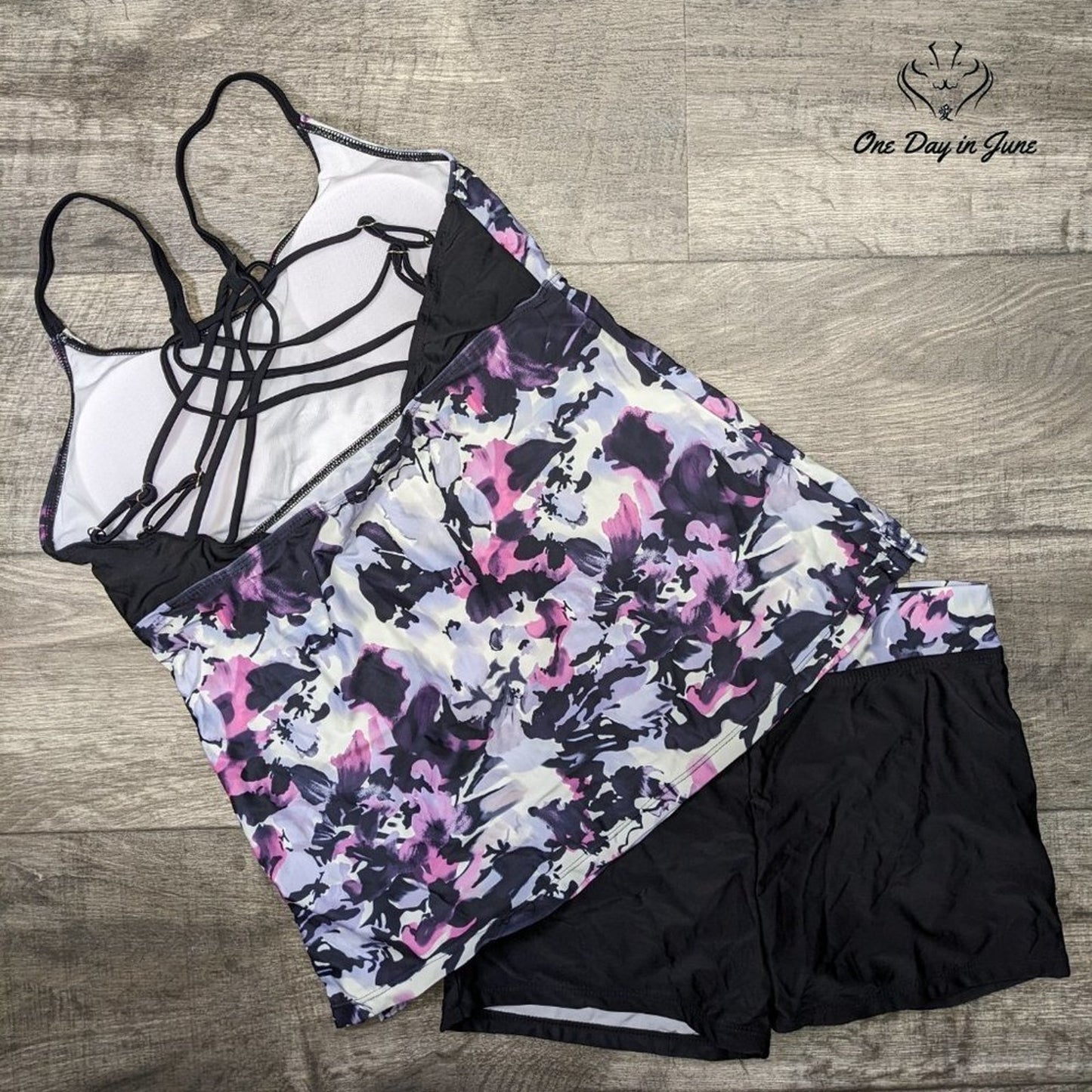 Century Star Boy Shorts Tankini Swimsuit Size XXL