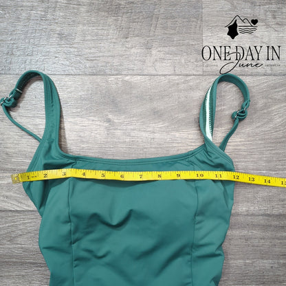 Cupshe Slim & Sculpt Lace Up Back One Piece Swimsuit Size XS