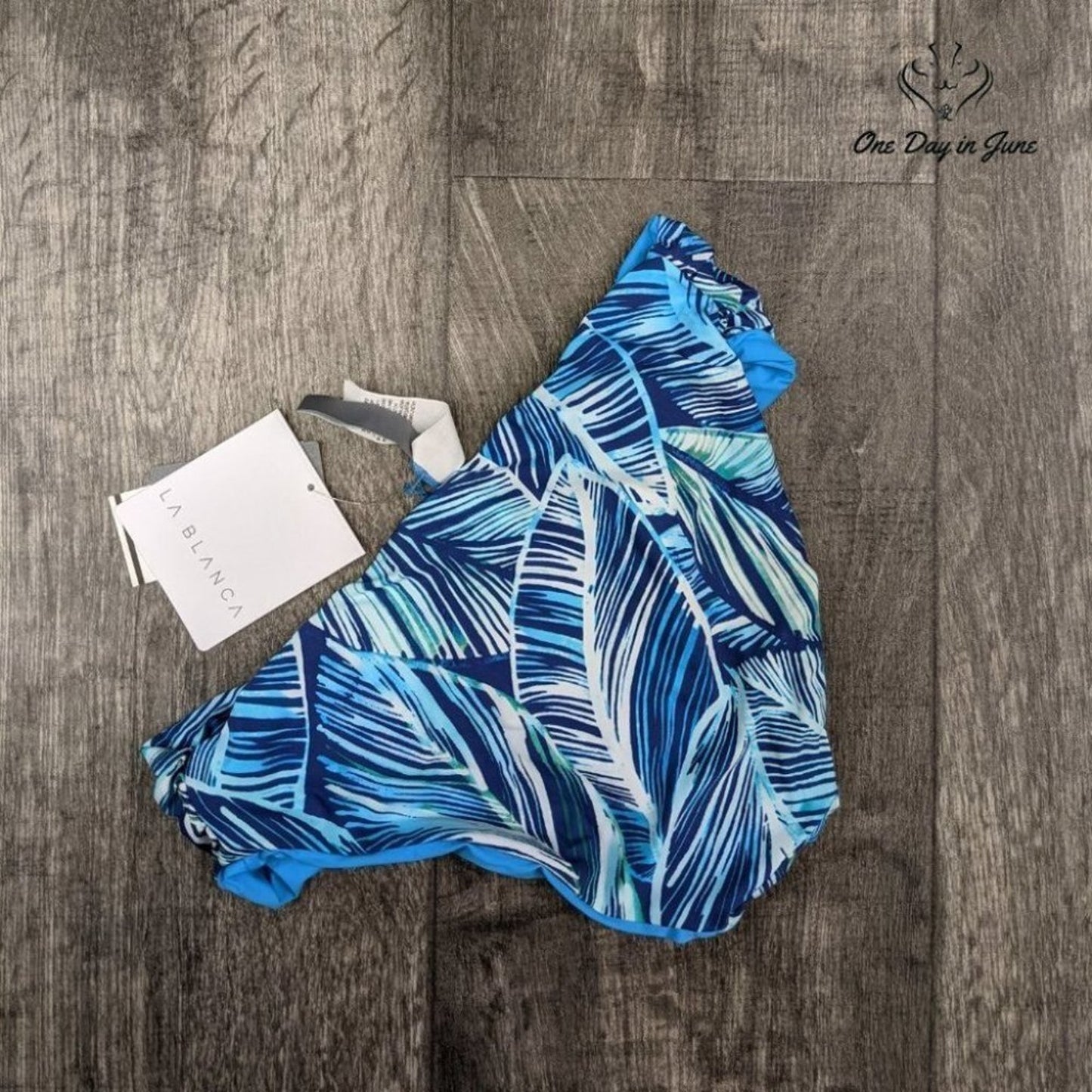 La Blanca Side Shirred Hipster Bikini Bottom Swimsuit Size 0