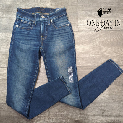 Lucky Brand Ava Mid Rise Super Skinny Jeans Size 00