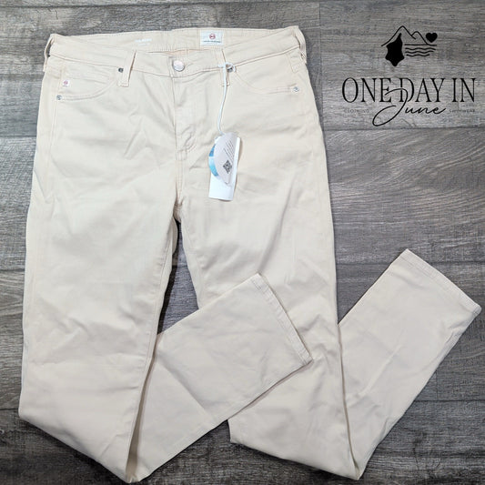 AG Adriano Goldschmied The Prima Cogarette Sateen Straight Pants Size 6 (28)