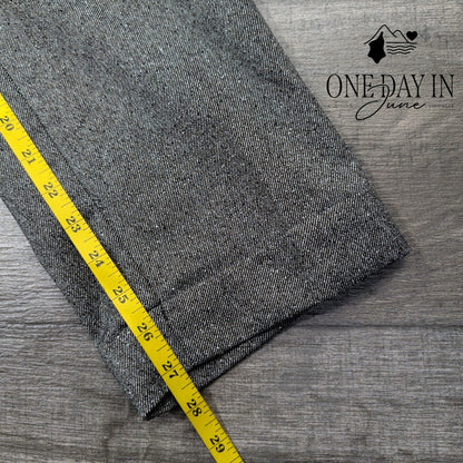 Loft The Riviera Slim Mid Rise Dress Pants Gray Tweed NWT Size 6