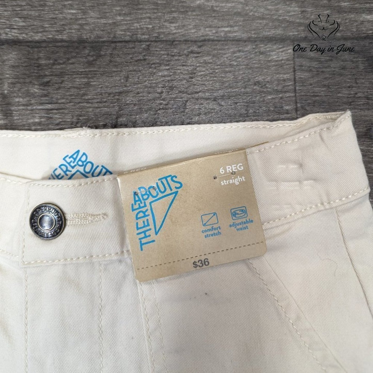 There Abouts Straight Fit Cargo Pants Size 6