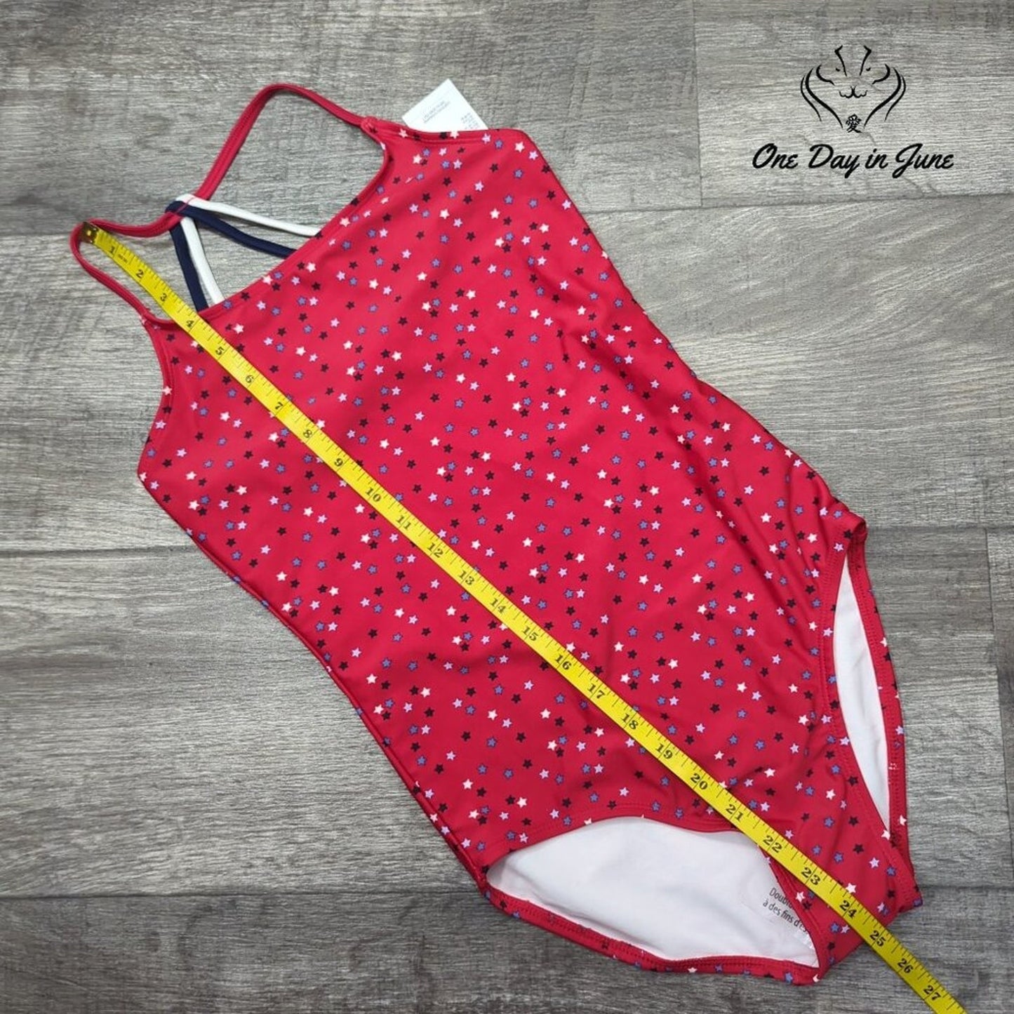 OshKosh UPF 50+ One Piece Simwsuit Size 14