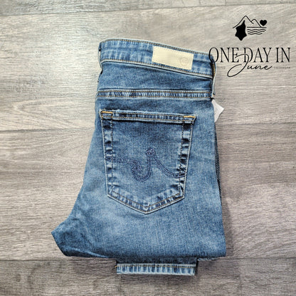 AG Adriano Goldschmied The Middi Ankle Jeans Distressed NWT Size 4 (27)