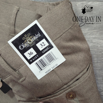 Oleg Cassini Pleated Dress Pants Size 36X32