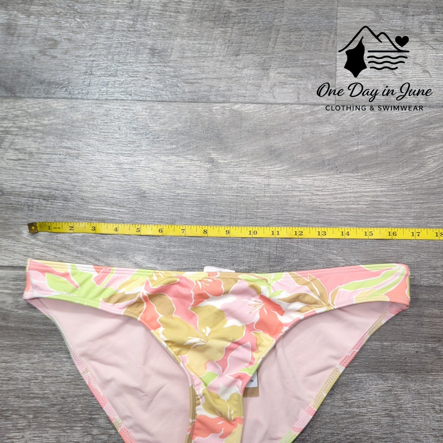 Billabong Sunshine Diaries Low Rider Bikini Bottom Size XL
