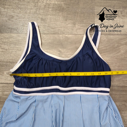 Charmleaks Tiered Tankini Boyshort Swimsuit Size L