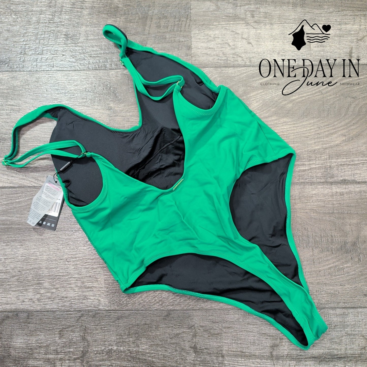 Relleciga High Cut Thong One Piece Swimsuit Size XL