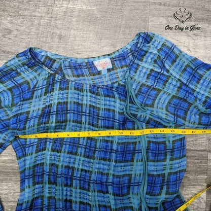 Plenty by Tracy Reese Long Sleeve Sheer top Size 4