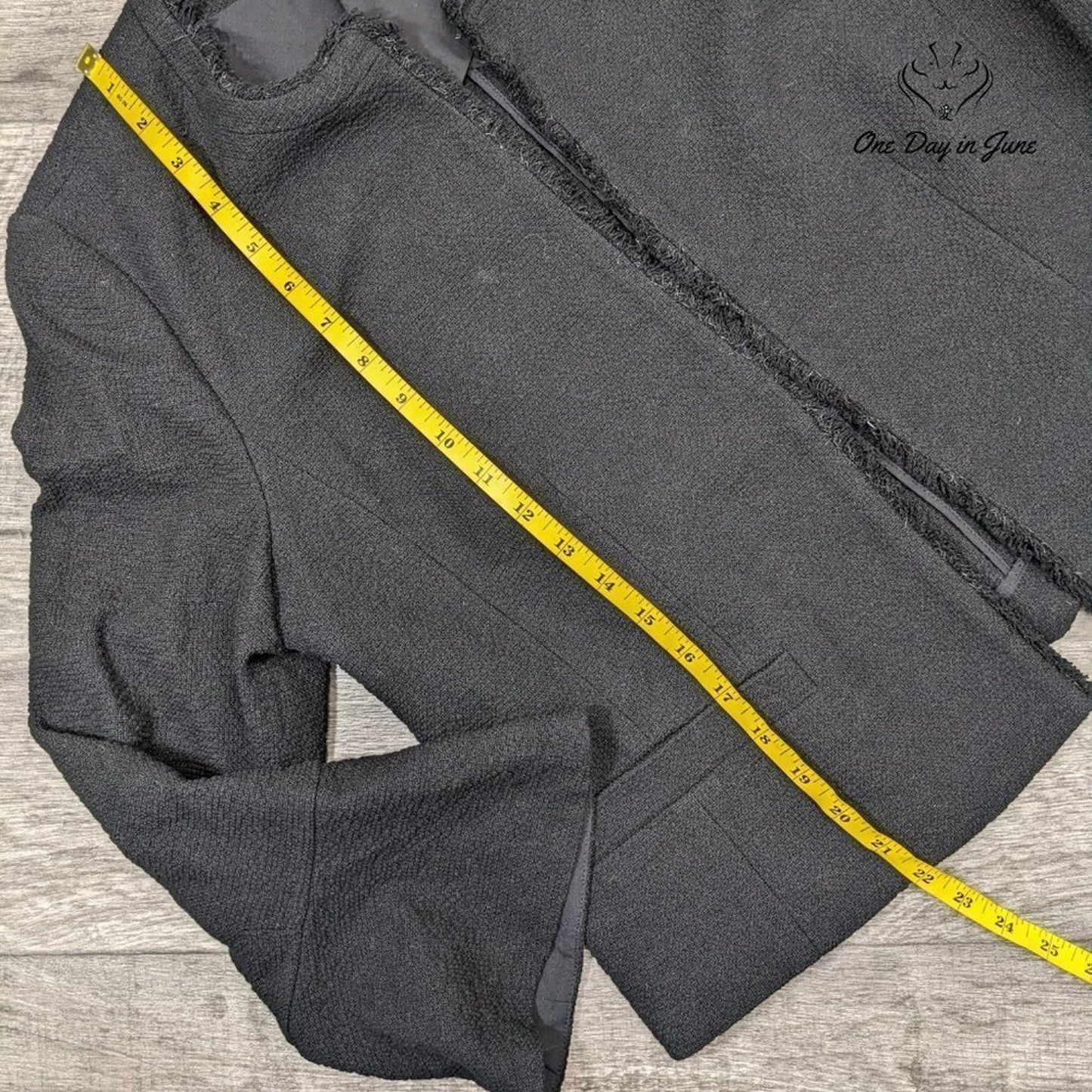 Ann Taylor Frill Edge Blazer Size 14