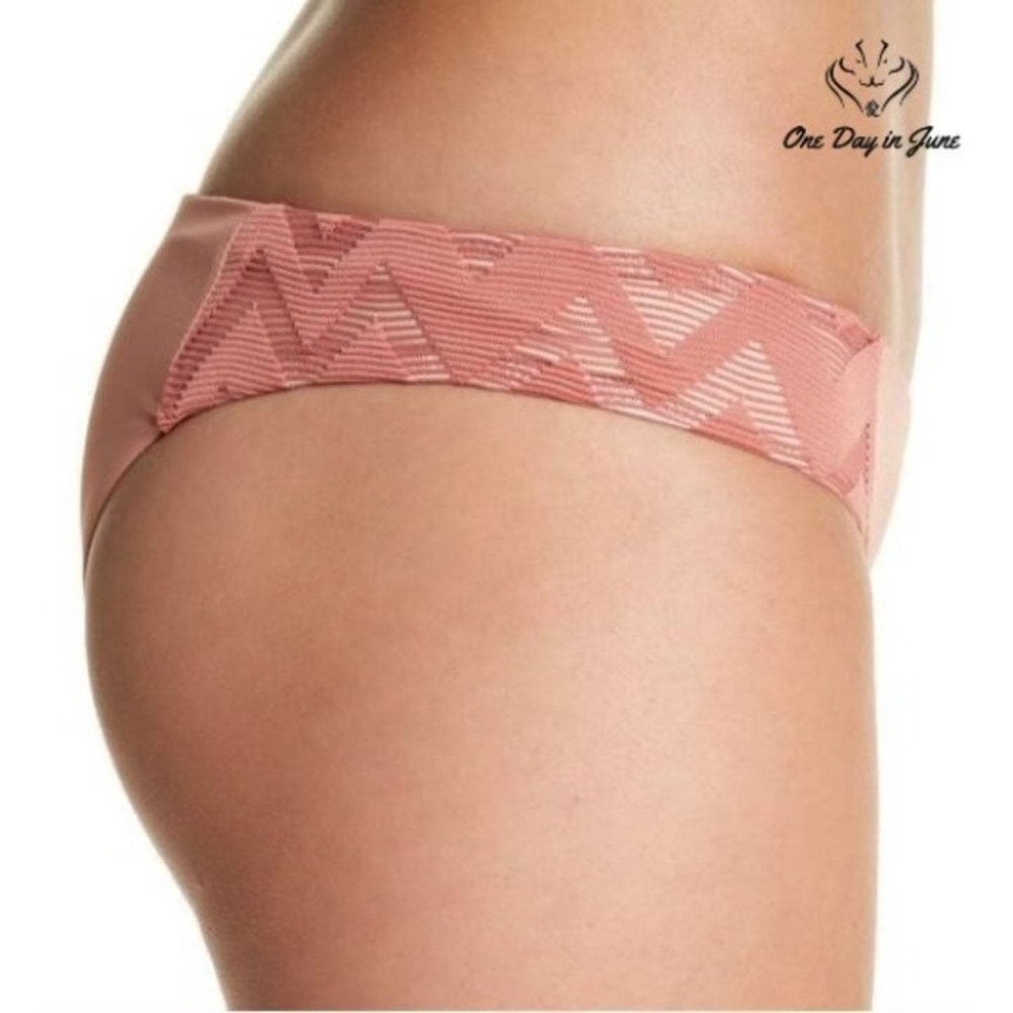 Tavik Byrdie Textured Chevron Bikini Bottom Size L