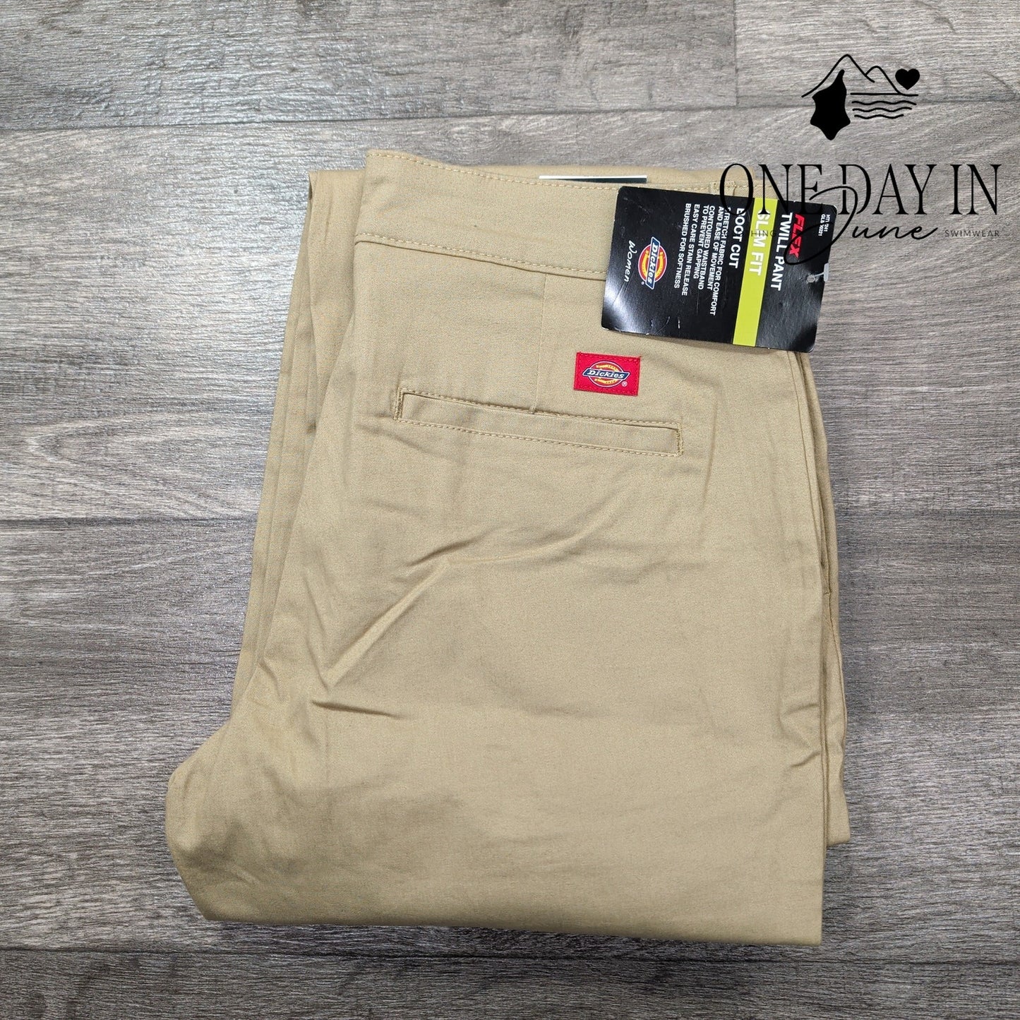 Dickies Slim Fit Boot Cut Pants Size 8