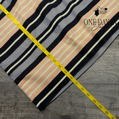 Ann Taylor Petite Striped Pencil Skirt Size 6P