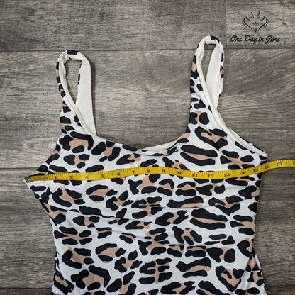 Prettygarden Leopard One Piece Swimsuit Size L