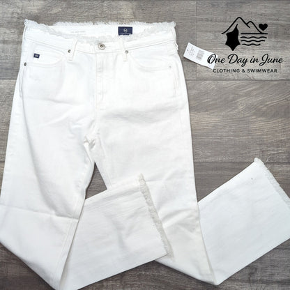 Adriano Goldschmied The Jodi Crop High  Rise Slim Flare Jeans Size 27 (4)