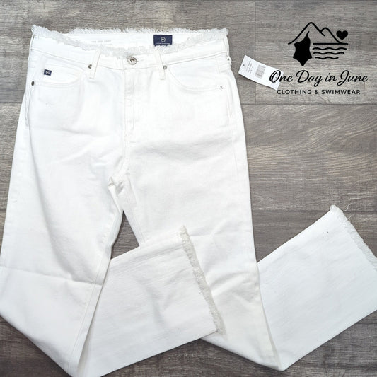 Adriano Goldschmied The Jodi Crop High  Rise Slim Flare Jeans Size 27 (4)