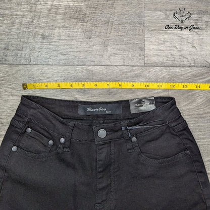 Bamboo Jeans Bermuda Denim Shorts Size 3/4