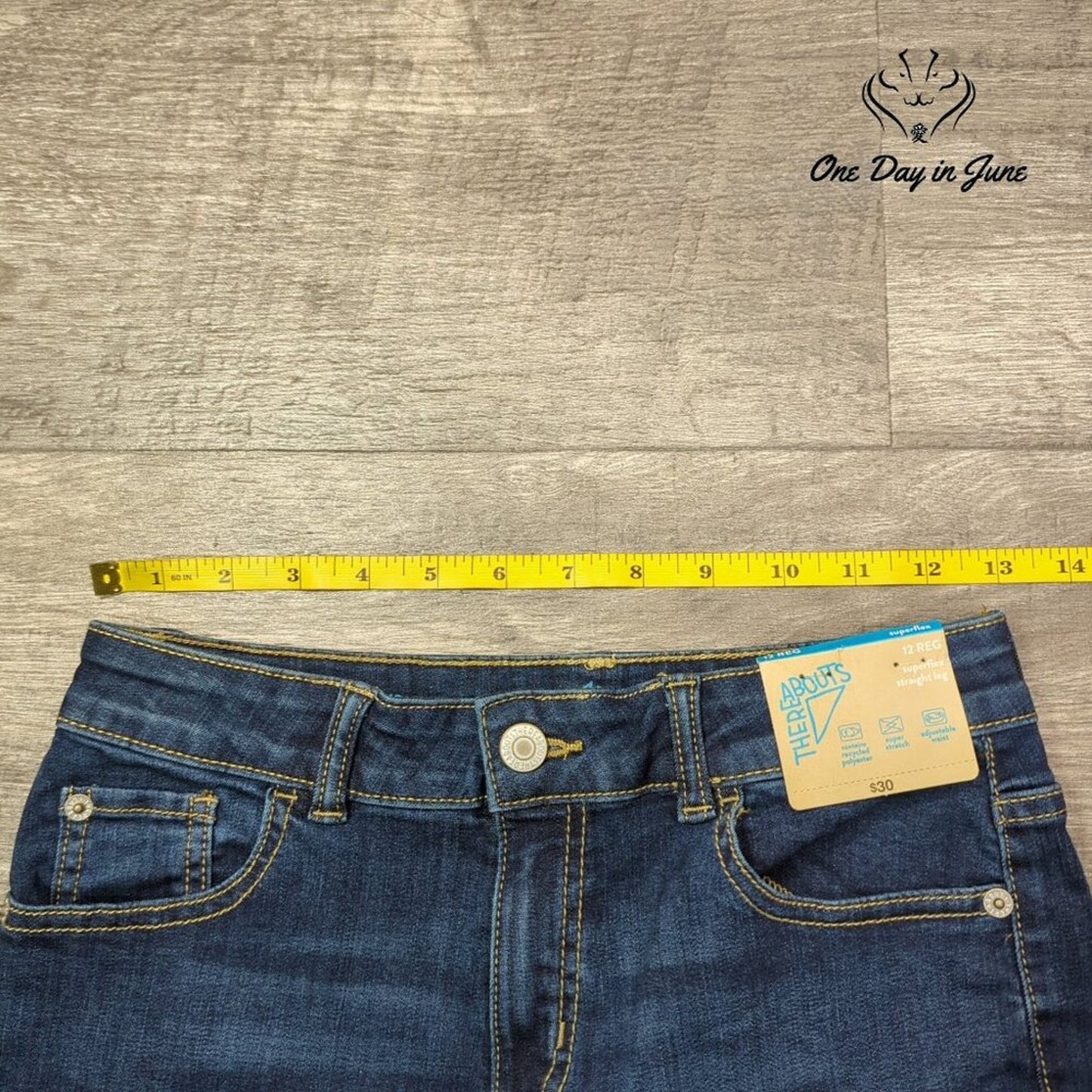 There Abouts Superflex Straight Leg Jeans Size 12