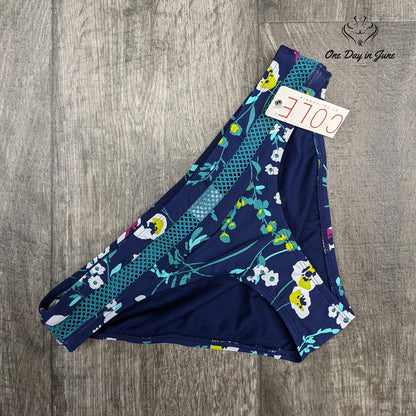 Cole of California Mesh Low Rise Bikini Bottom Swimwear Size S