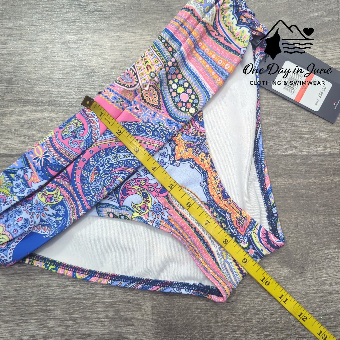 Tommy Hilfiger Fold Over Bikini Bottom Size XS