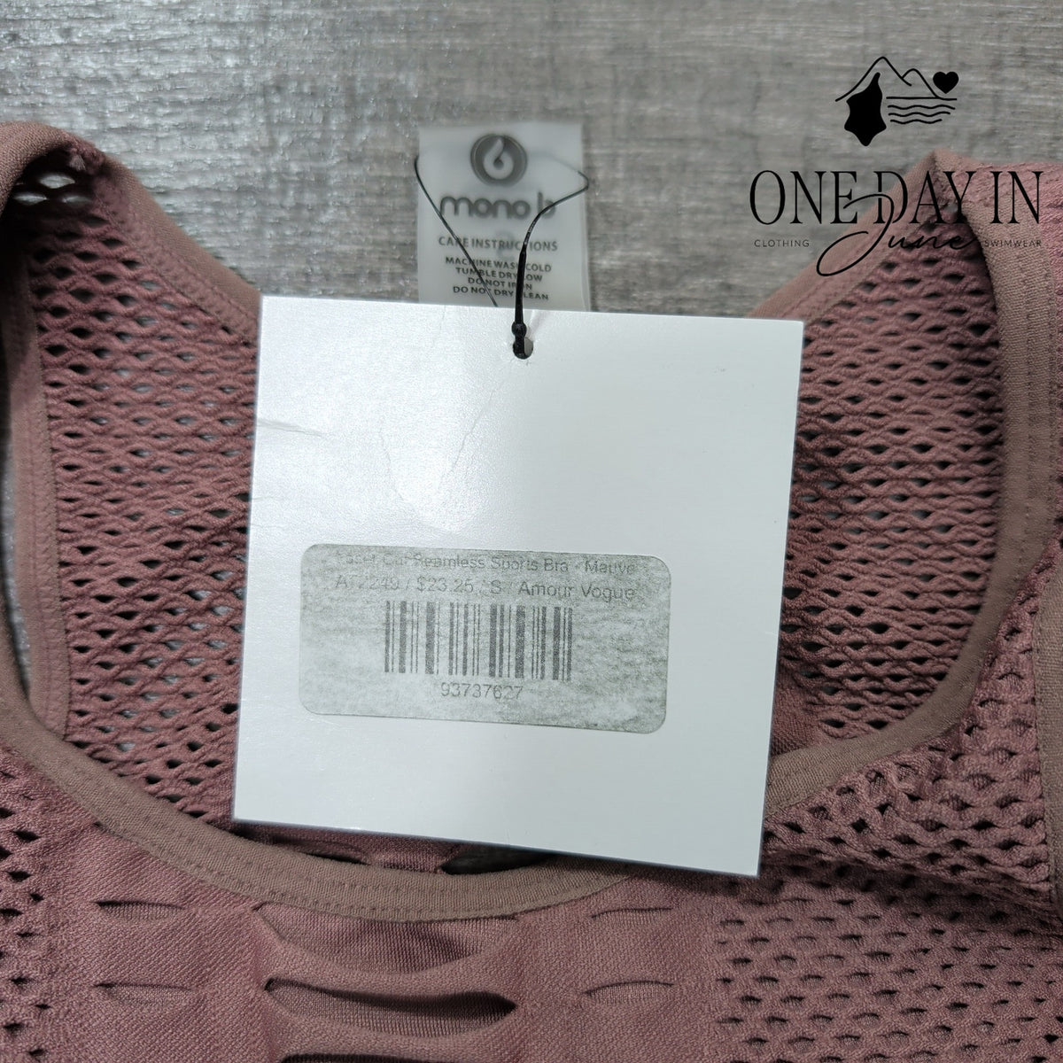 Mono B Sports Bra Size S