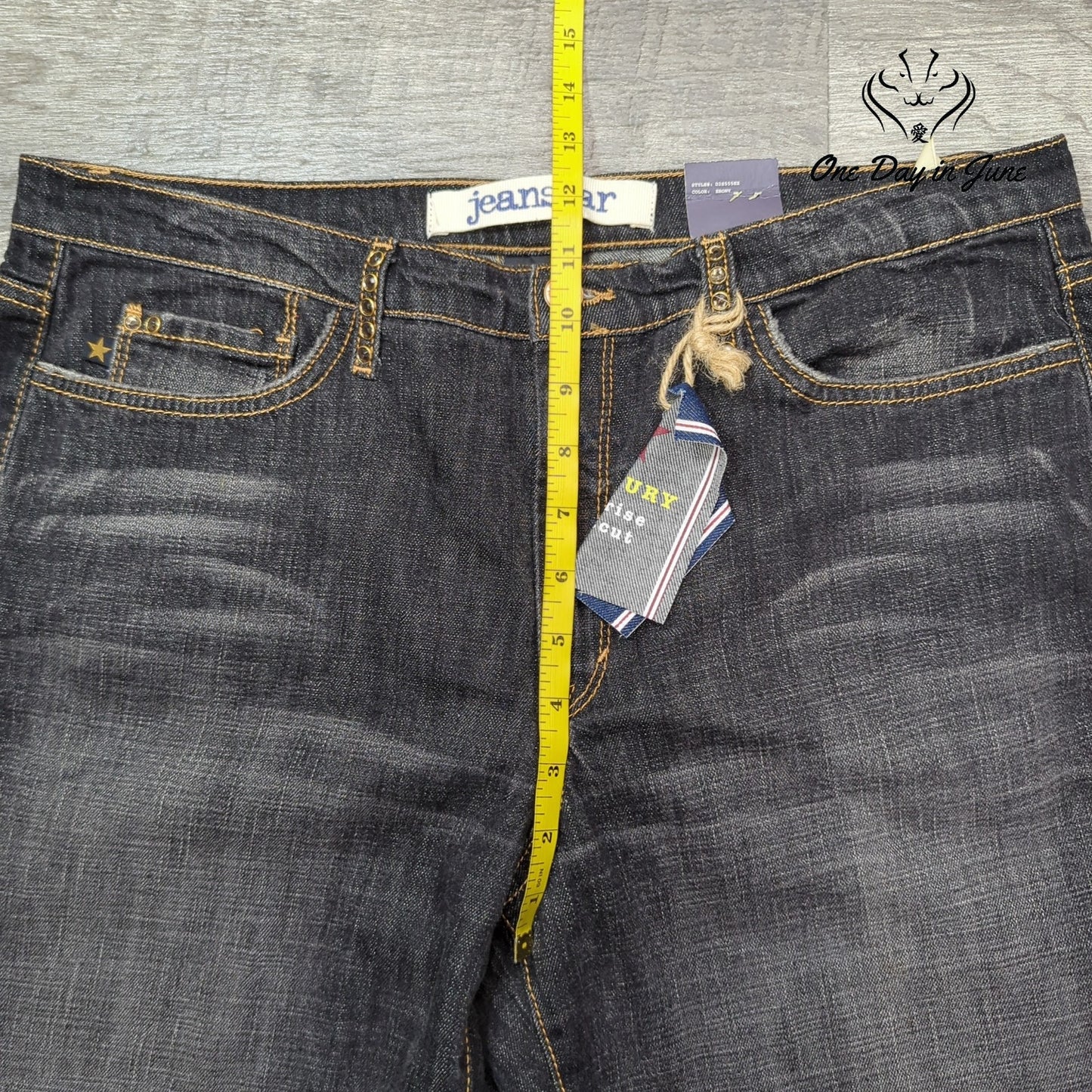 Jeanstar Vintage Authentic Legend Wash Low Rise Bootcut Jeans Size 14