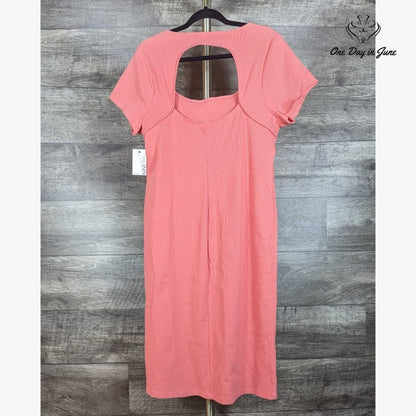 Nine West Short Sleeve Open Back Dress Size 2X