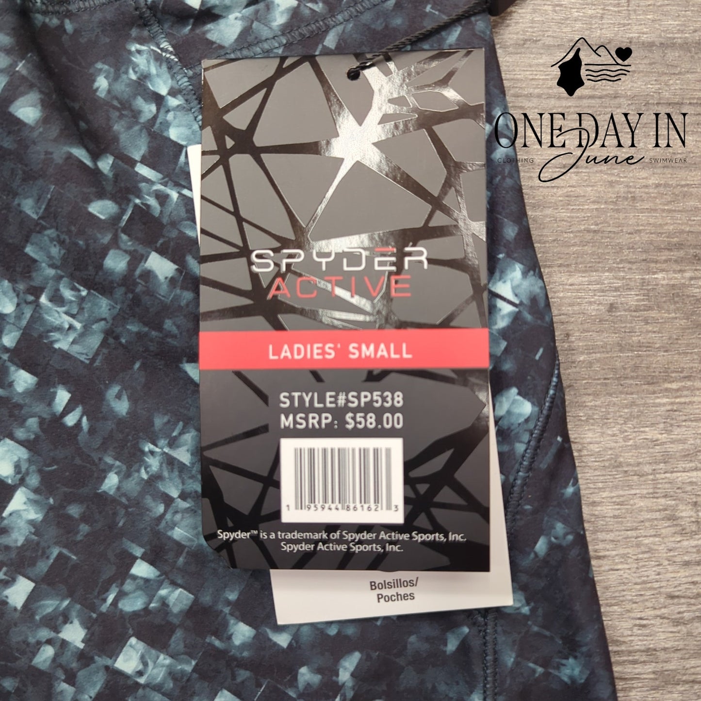 Spyder High Waist Yoga Shorts Size S