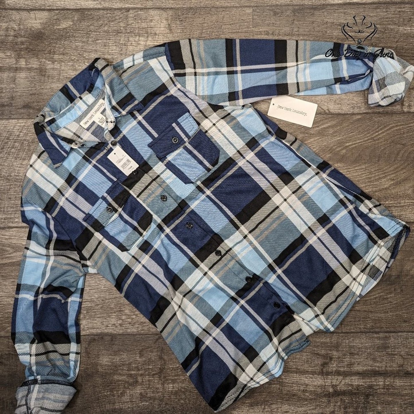 New York Laundry Long Sleeve Button Down Top Size S