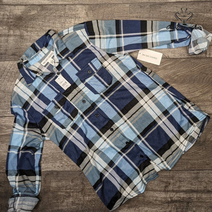 New York Laundry Long Sleeve Button Down Top Size S