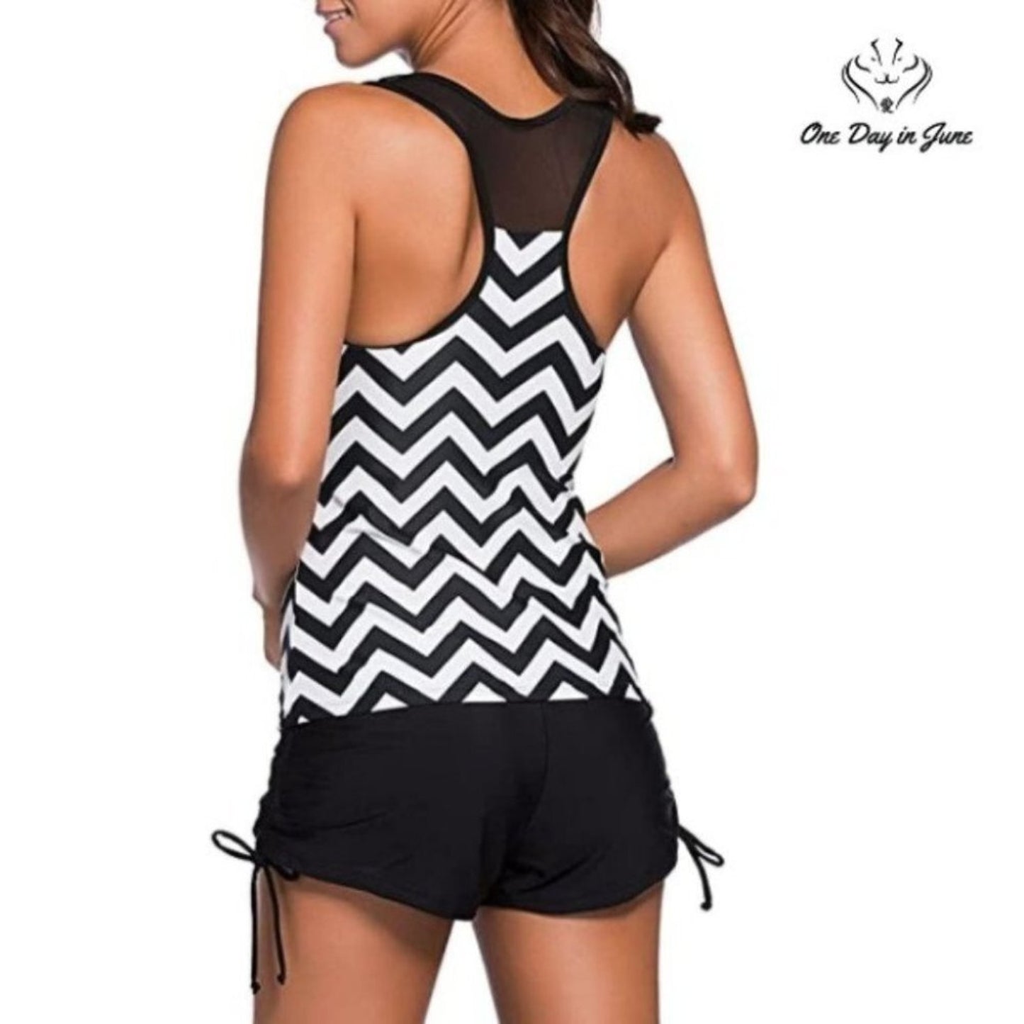 HOTAPEI Two Pieces Tankini Size S