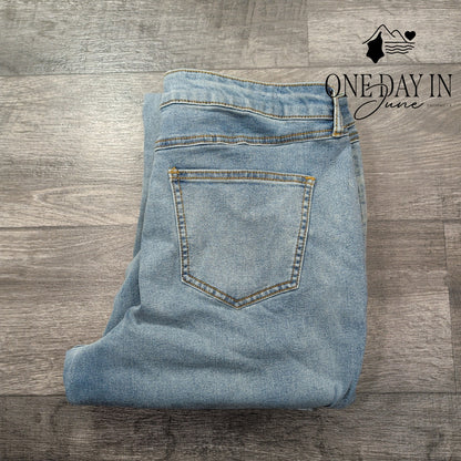 Cato Hi Rise Sequin Jeans Size 14