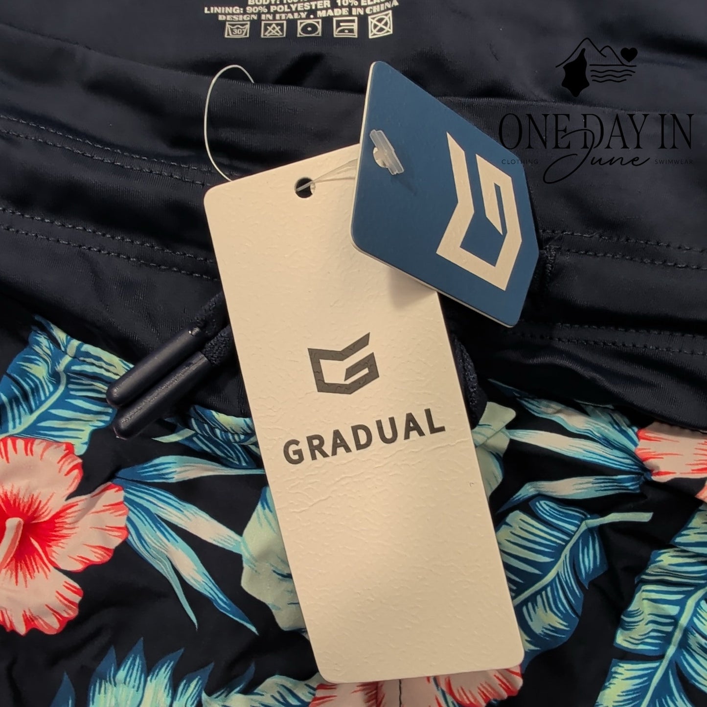 Gradual High Waist Swim Shorts Size 3XL
