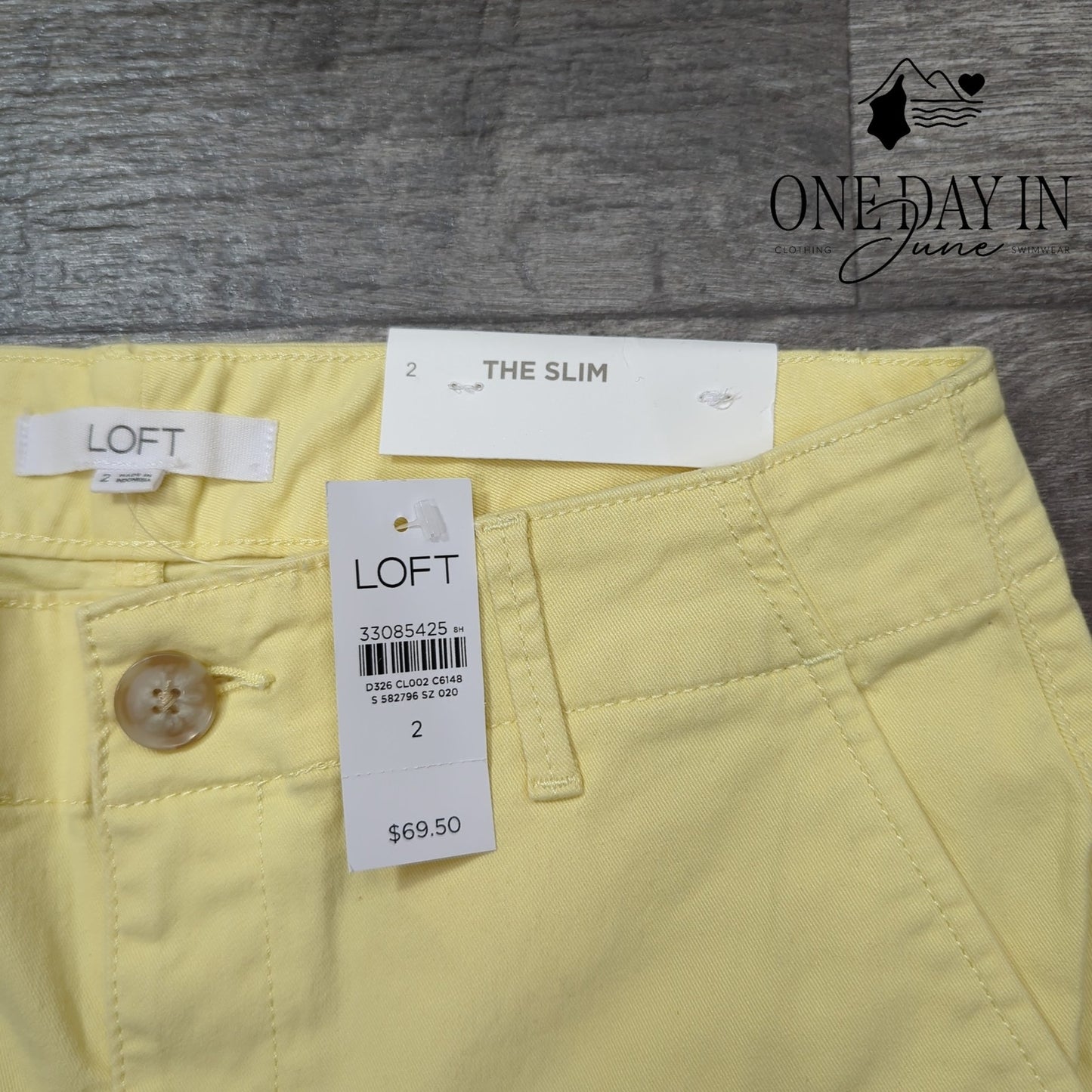 Loft The Slim Crop Jeans Size 2