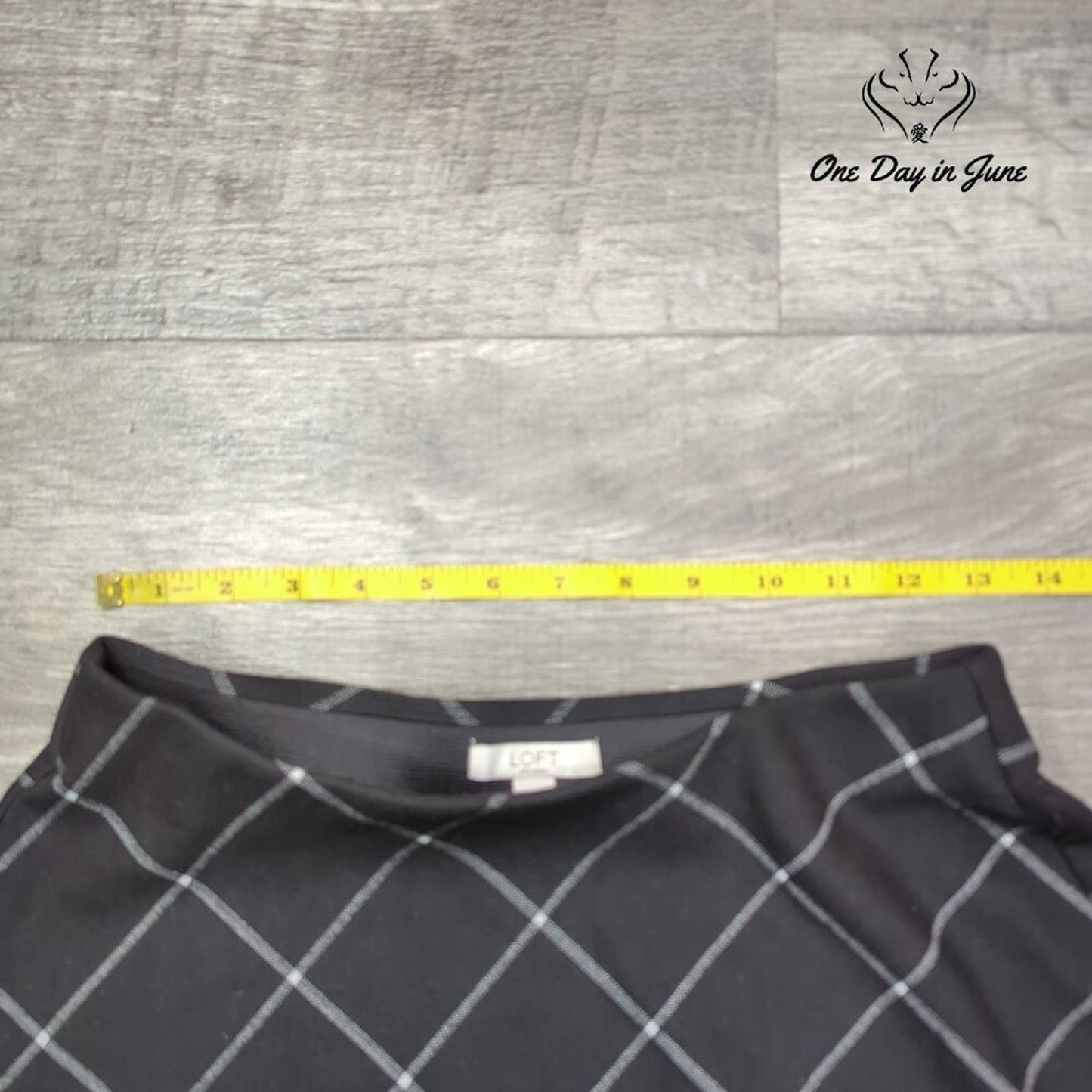 Loft Petite Pull On A line Skater Skirt Size XSP