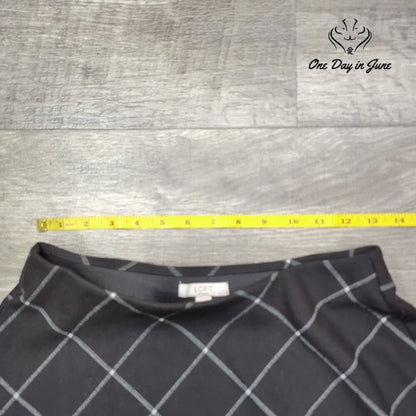 Loft Petite Pull On A line Skater Skirt Size XSP