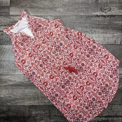 C&E Women's Sleeveless Floral V Neck Mini Dress Size S