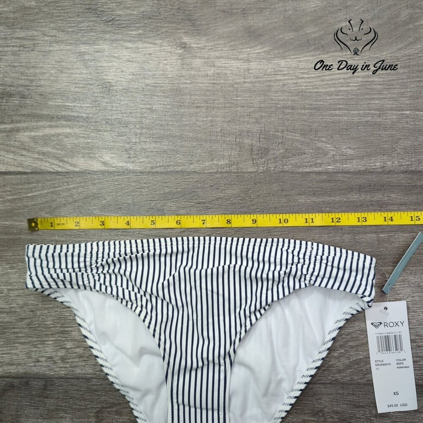 Roxy PT Beach Classics Full Bikini Bottom Size XS