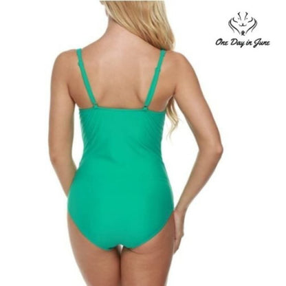 Ekouaer Elegant Inspired Vintage Pin up One Piece Size M