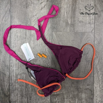 Bcbgeneration Halter Triangle Bikini Top Swimsuit Size XS