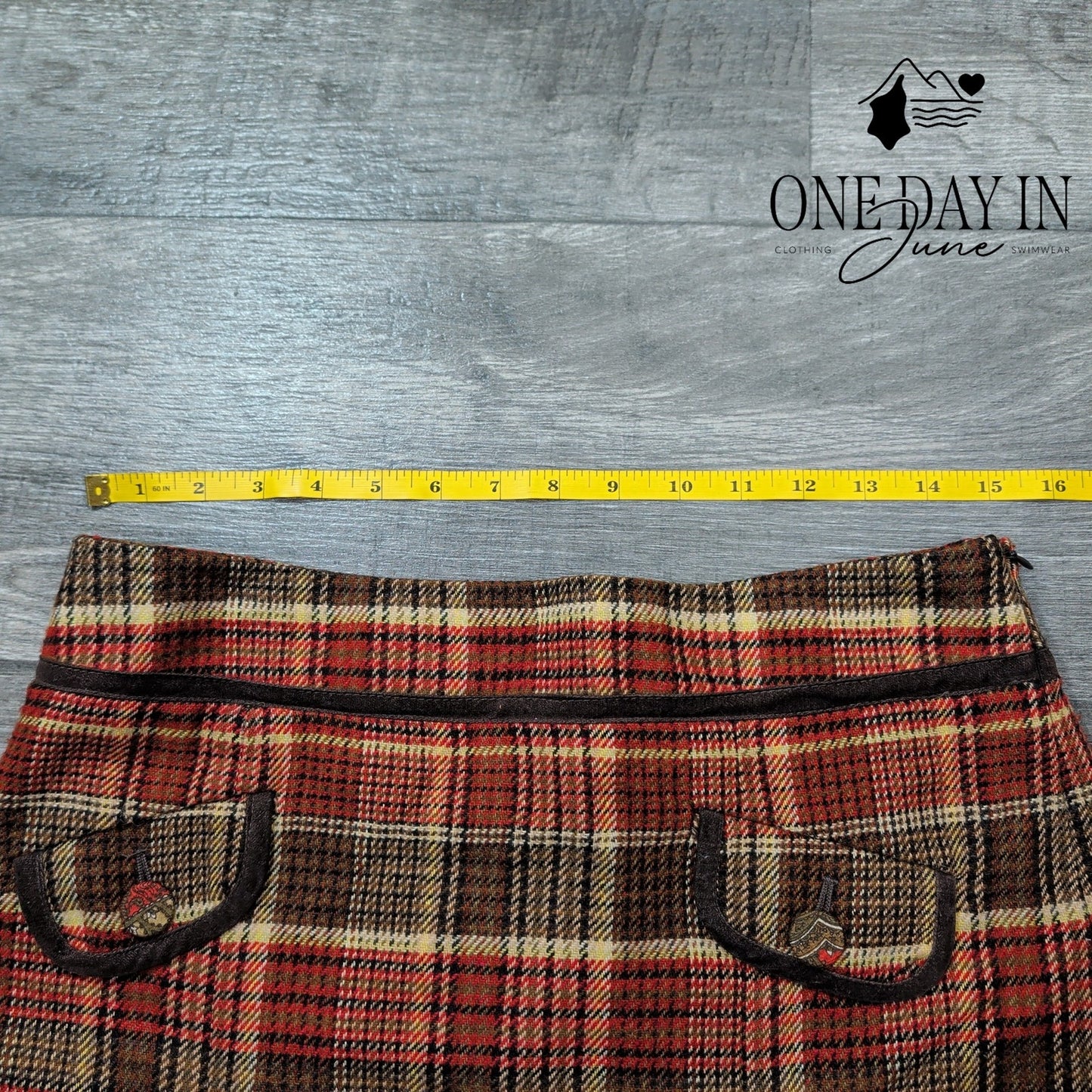 ATL Wool Flare Skirt Size 6